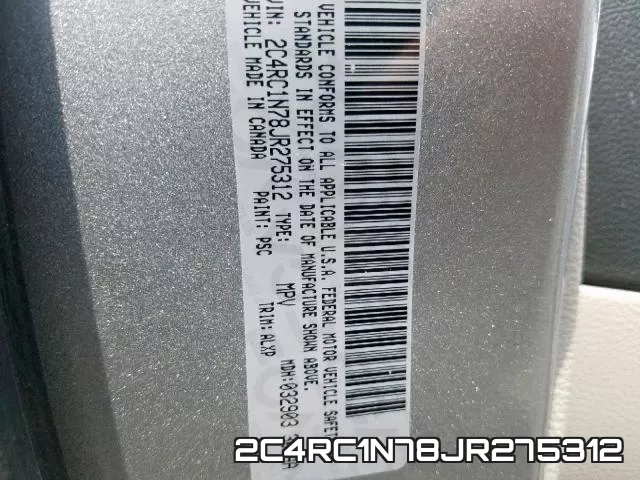 2C4RC1N78JR275312 фото 2