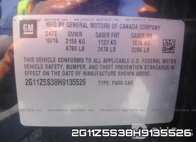 2G11Z5S38H9135526 фото 10