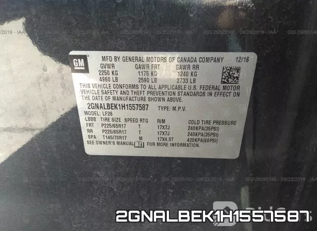 2GNALBEK1H1557587 фото 10