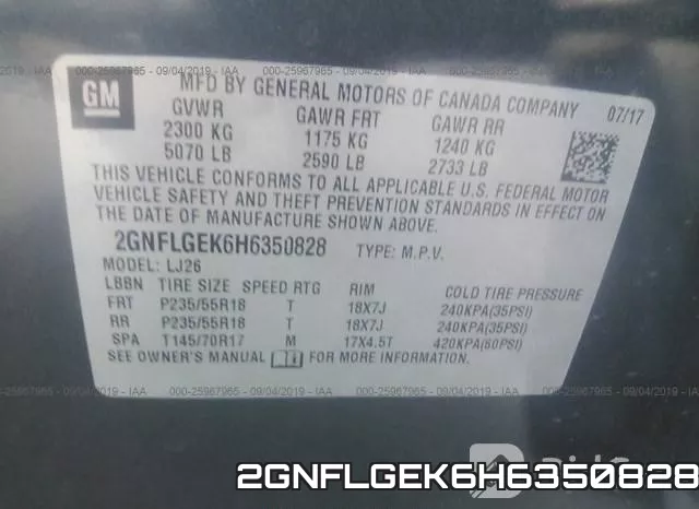 2GNFLGEK6H6350828 фото 10