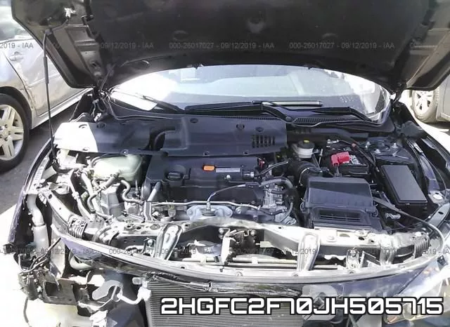 2HGFC2F70JH505715 фото 2