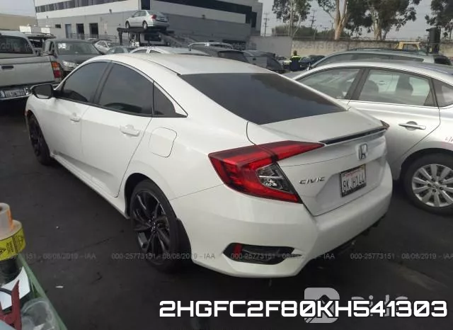 2HGFC2F80KH541303 фото 4