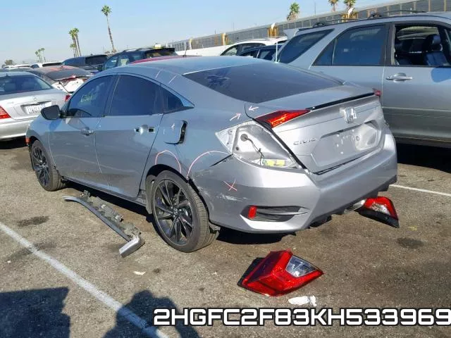 2HGFC2F83KH533969 фото 4