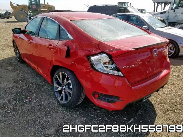 2HGFC2F88KH558799 фото 4