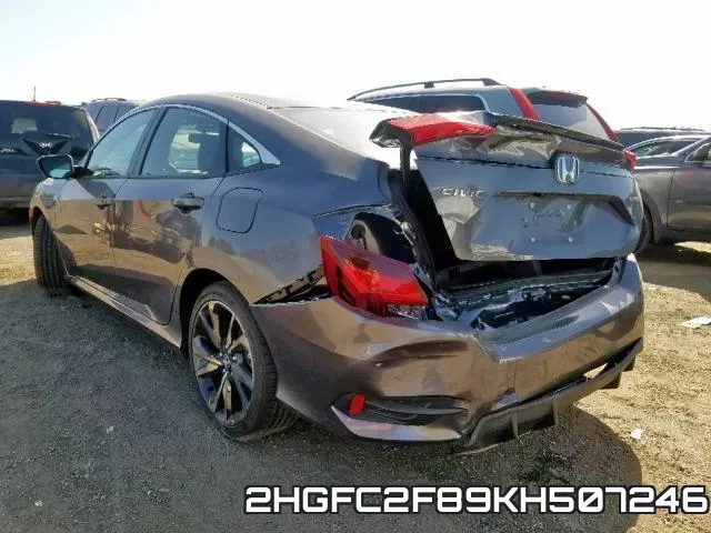 2HGFC2F89KH507246 фото 4