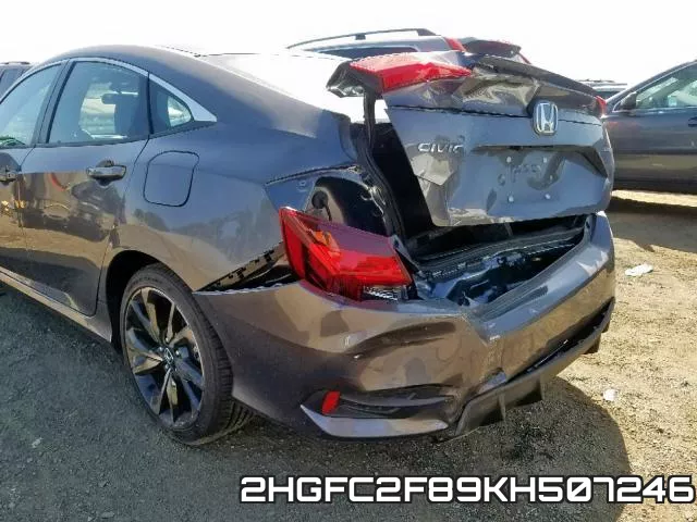 2HGFC2F89KH507246 фото 9