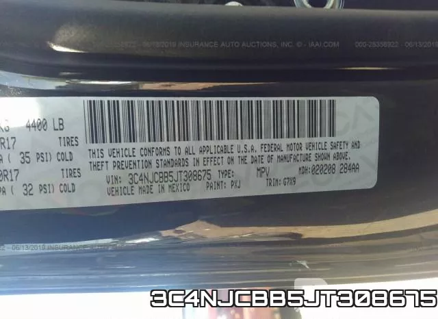 3C4NJCBB5JT308675 фото 10