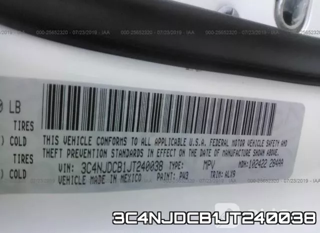 3C4NJDCB1JT240038 фото 10