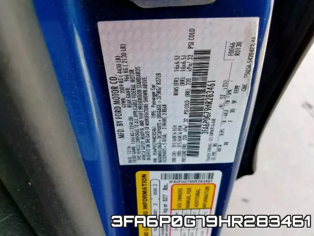 3FA6P0G79HR283461 фото 2
