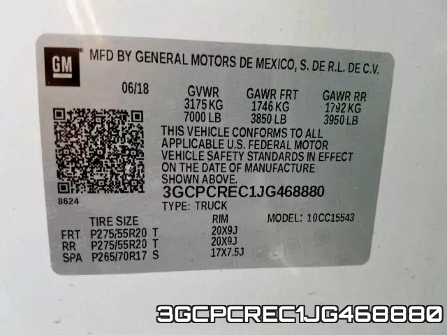 3GCPCREC1JG468880 фото 2