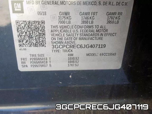 3GCPCREC6JG407119 фото 2