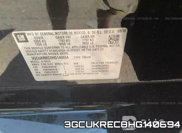 3GCUKREC8HG140694 фото 10