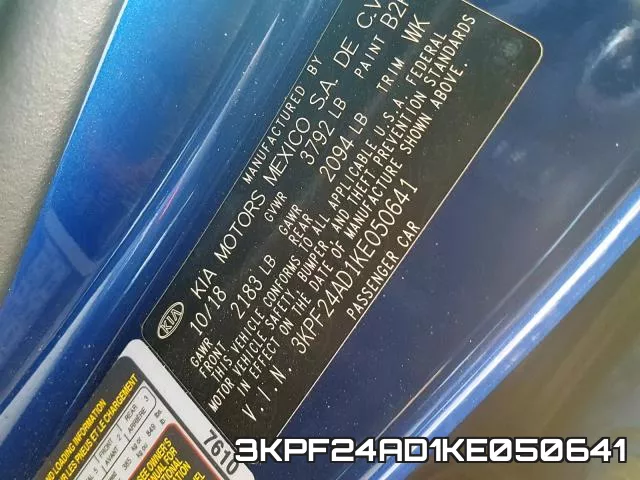 3KPF24AD1KE050641 фото 2