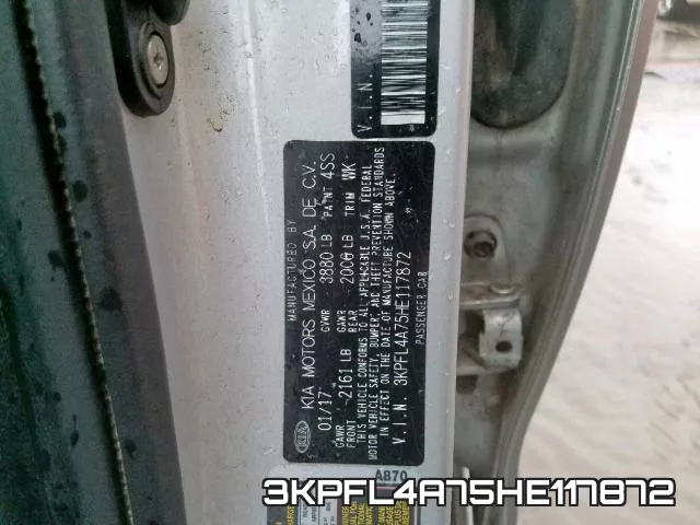 3KPFL4A75HE117872 фото 2