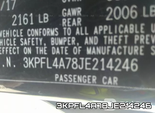 3KPFL4A78JE214246 фото 10