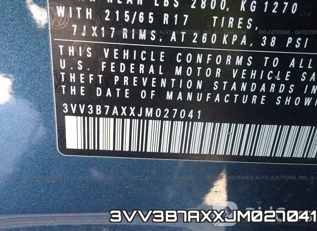 3VV3B7AXXJM027041 фото 10