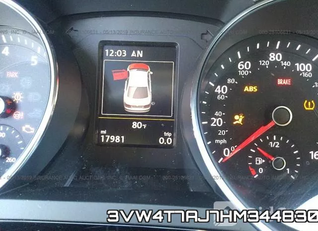3VW4T7AJ7HM344830 фото 8
