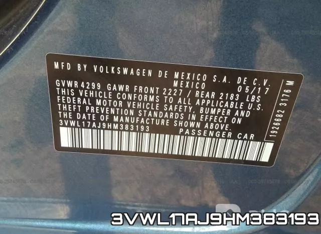 3VWL17AJ9HM383193 фото 10