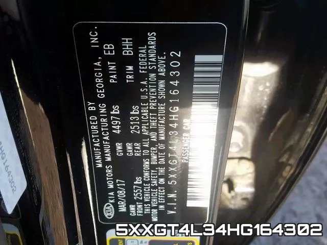 5XXGT4L34HG164302 фото 2