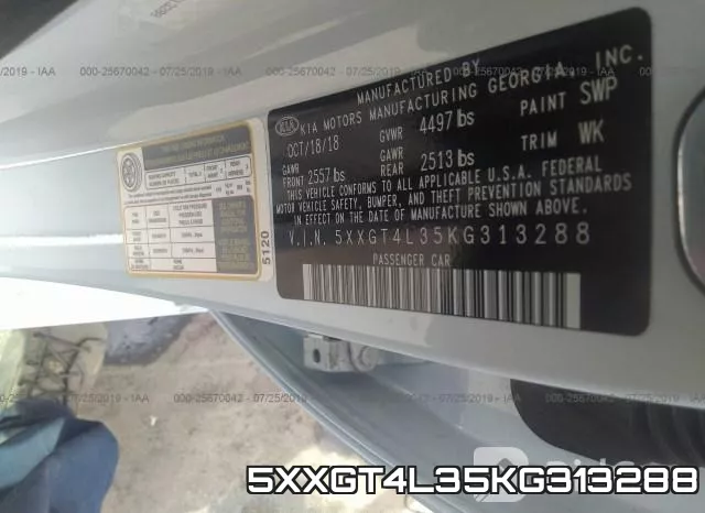 5XXGT4L35KG313288 фото 10