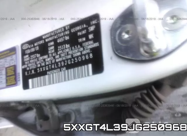 5XXGT4L39JG250968 фото 10