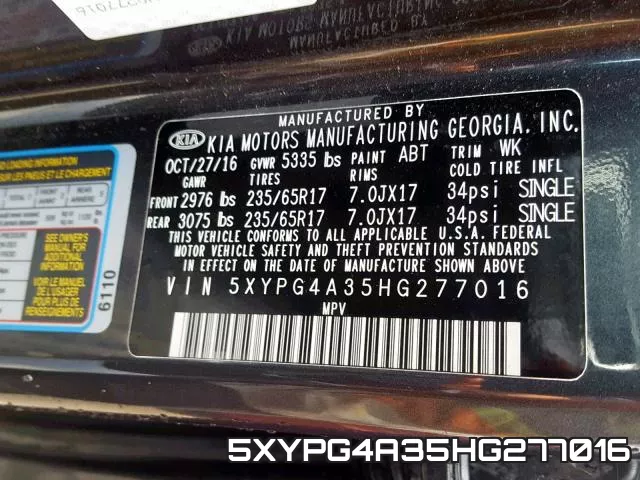 5XYPG4A35HG277016 фото 2