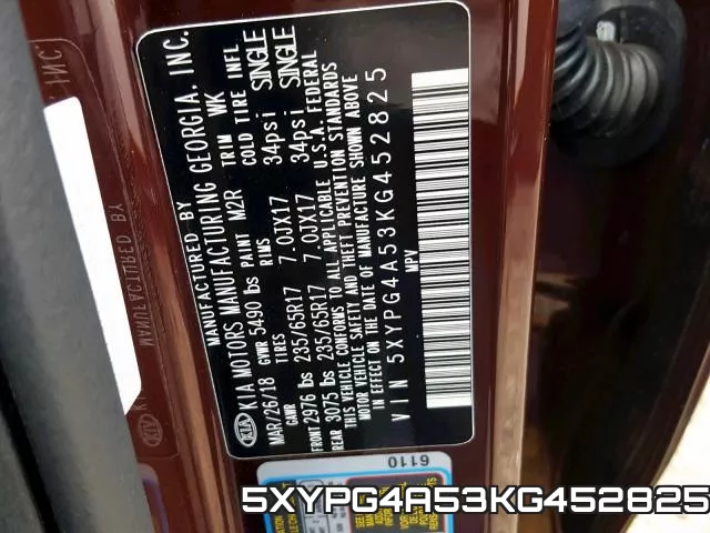 5XYPG4A53KG452825 фото 2