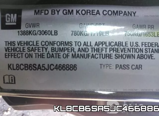 KL8CB6SA5JC466886 фото 10