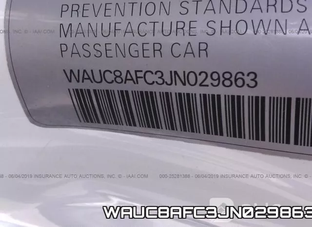 WAUC8AFC3JN029863 фото 8