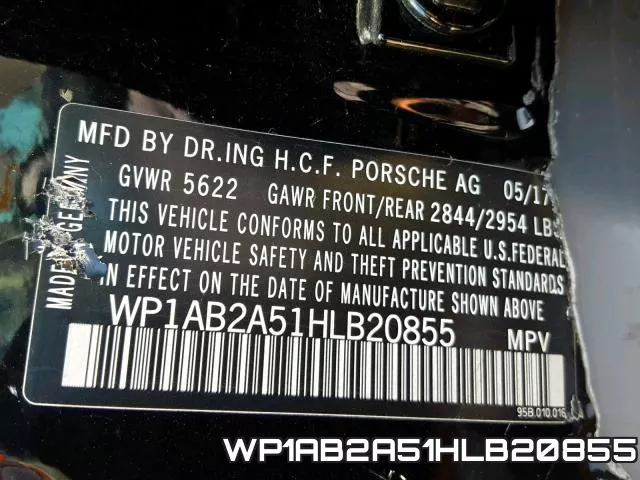 WP1AB2A51HLB20855 фото 2