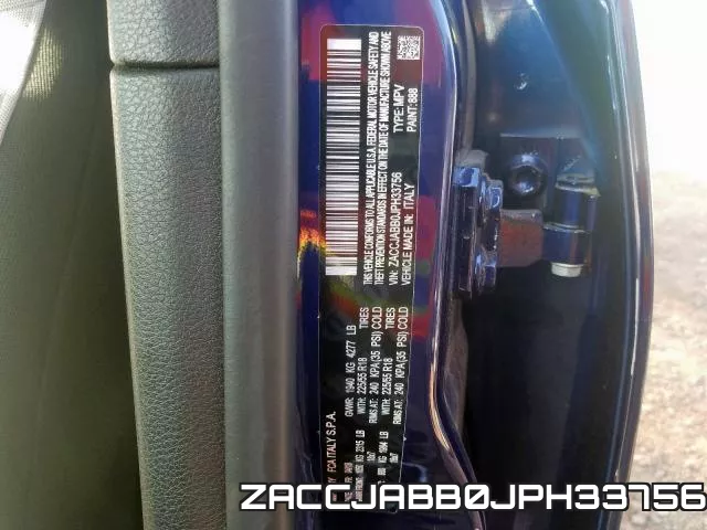 ZACCJABB0JPH33756 фото 2