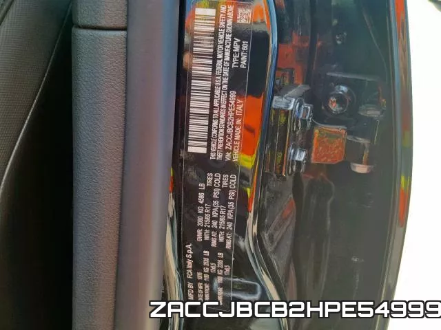 ZACCJBCB2HPE54999 фото 2