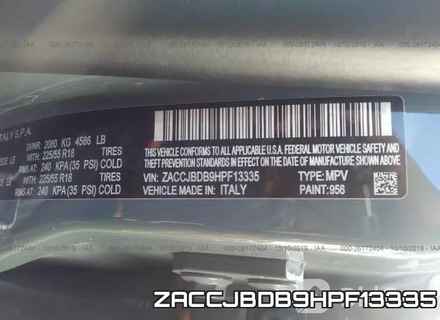 ZACCJBDB9HPF13335 фото 10