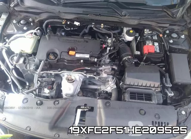 19XFC2F51HE209525 фото 2