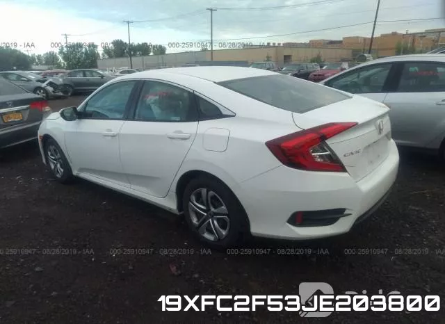 19XFC2F53JE203800 фото 4