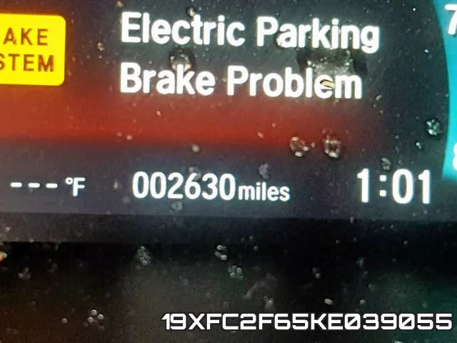 19XFC2F65KE039055 фото 9