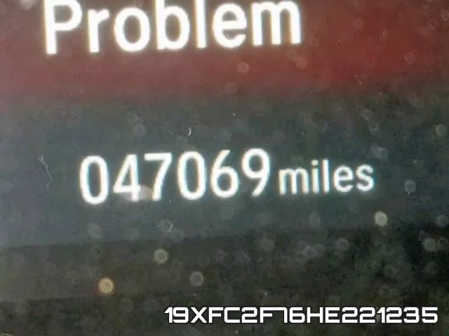 19XFC2F76HE221235 фото 9