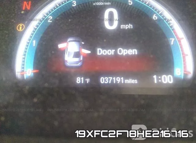 19XFC2F78HE216716 фото 8