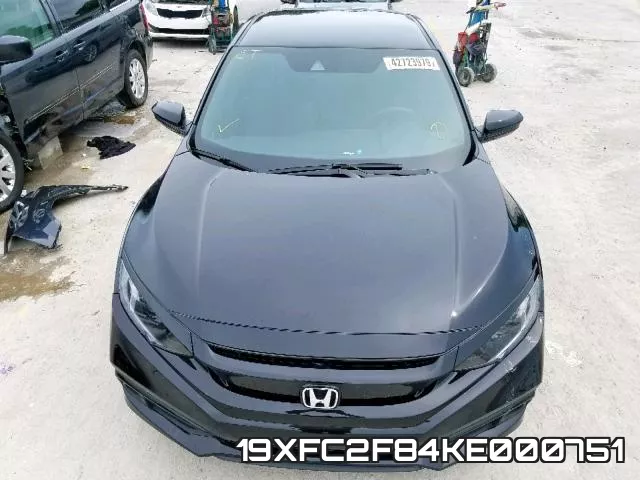 19XFC2F84KE000751 фото 2