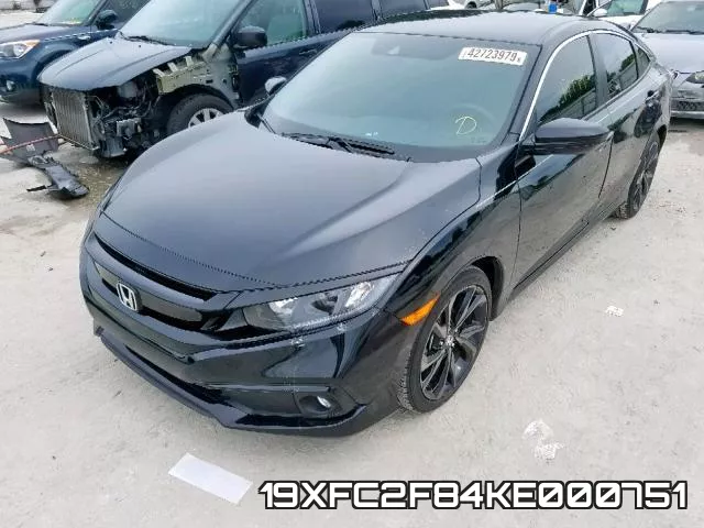 19XFC2F84KE000751 фото 3