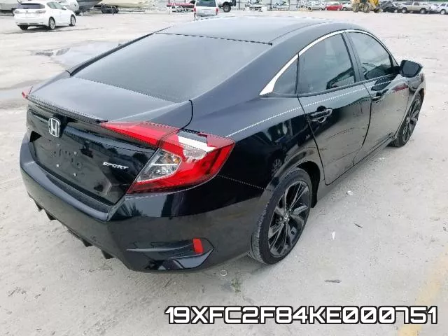 19XFC2F84KE000751 фото 5