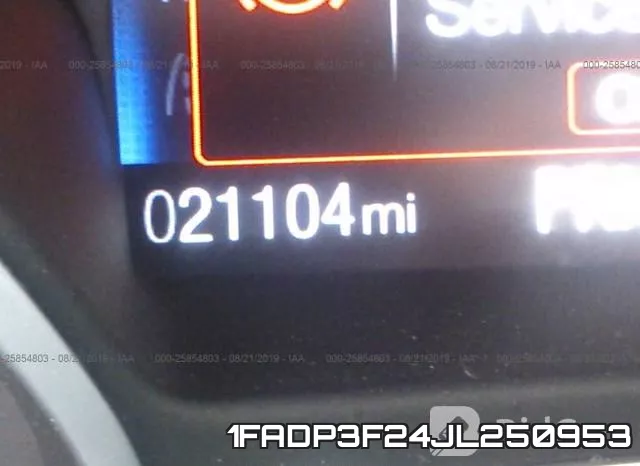 1FADP3F24JL250953 фото 8