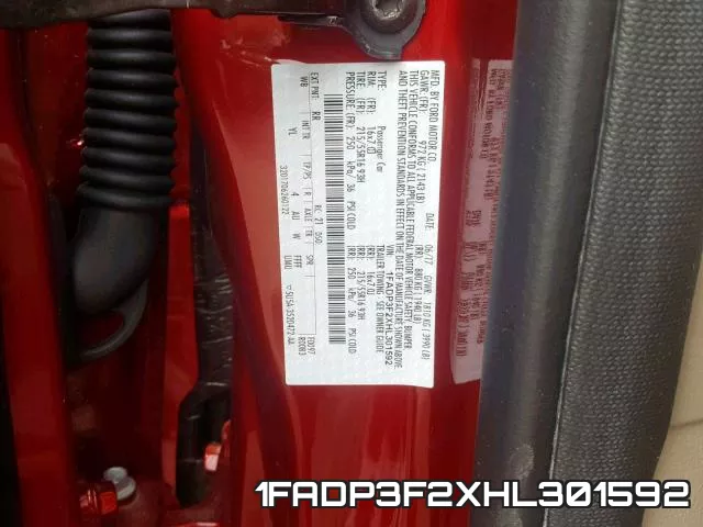 1FADP3F2XHL301592 фото 2