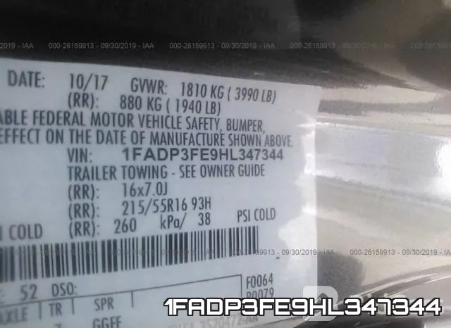 1FADP3FE9HL347344 фото 10