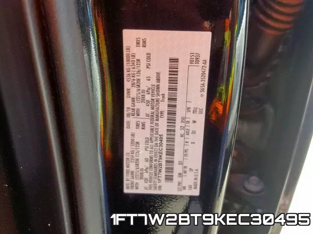 1FT7W2BT9KEC30495 фото 2