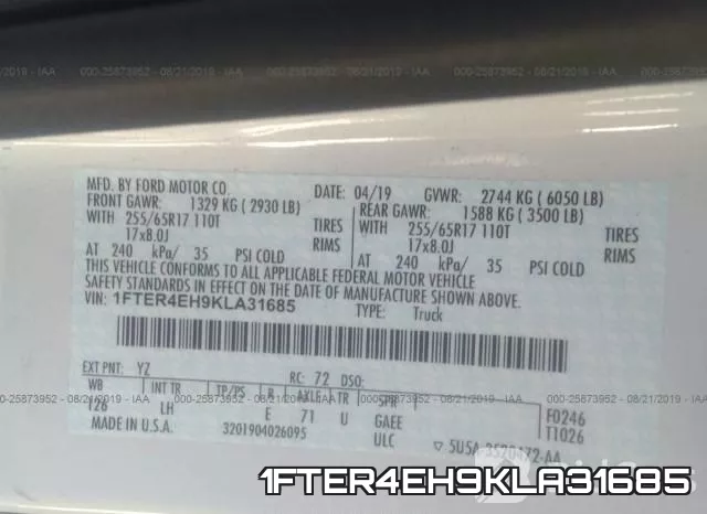 1FTER4EH9KLA31685 фото 10