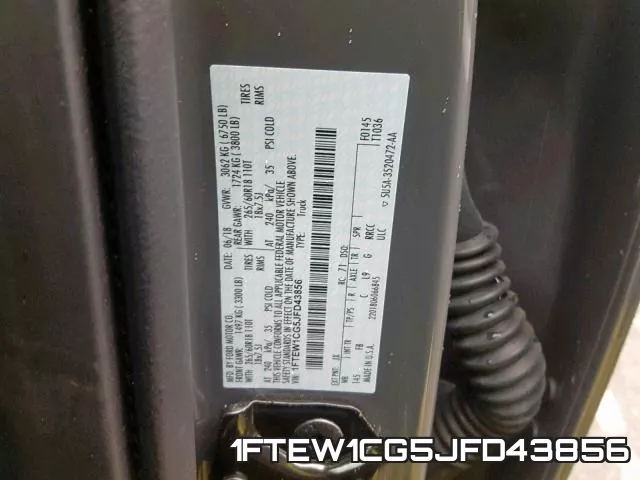 1FTEW1CG5JFD43856 фото 2