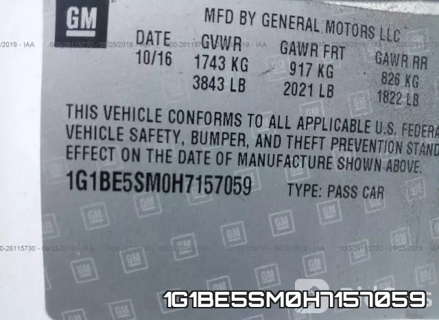 1G1BE5SM0H7157059 фото 10