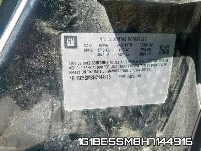 1G1BE5SM8H7144916 фото 2