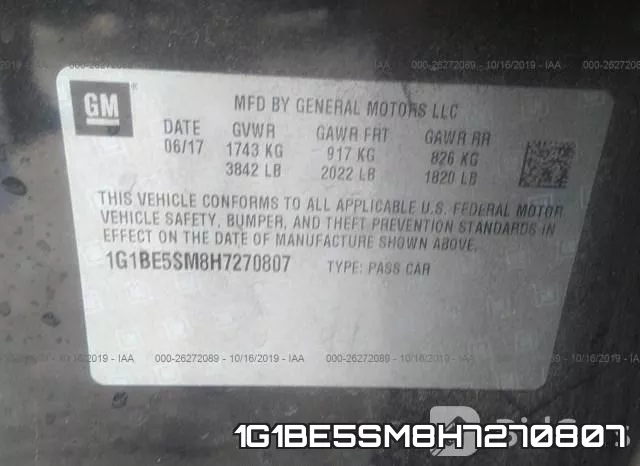 1G1BE5SM8H7270807 фото 10